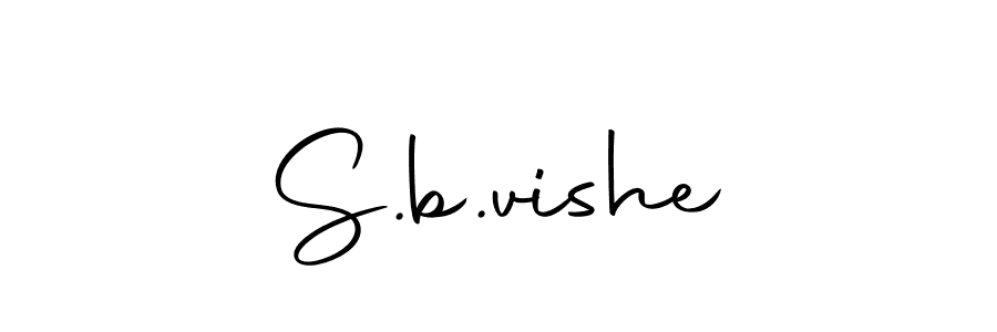 Make a beautiful signature design for name S.b.vishe. Use this online signature maker to create a handwritten signature for free. S.b.vishe signature style 10 images and pictures png