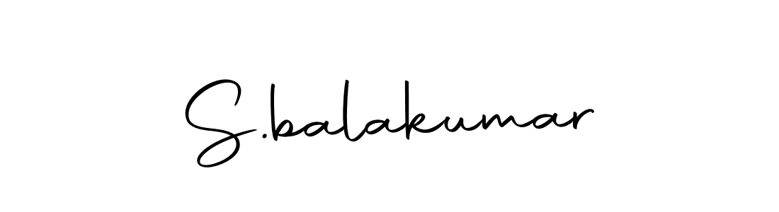How to make S.balakumar name signature. Use Autography-DOLnW style for creating short signs online. This is the latest handwritten sign. S.balakumar signature style 10 images and pictures png