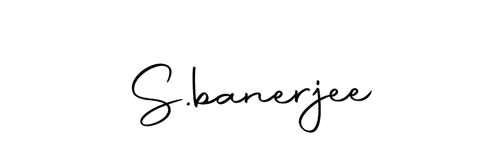 How to make S.banerjee name signature. Use Autography-DOLnW style for creating short signs online. This is the latest handwritten sign. S.banerjee signature style 10 images and pictures png