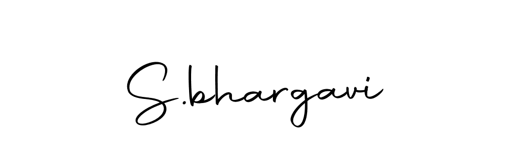 Design your own signature with our free online signature maker. With this signature software, you can create a handwritten (Autography-DOLnW) signature for name S.bhargavi. S.bhargavi signature style 10 images and pictures png