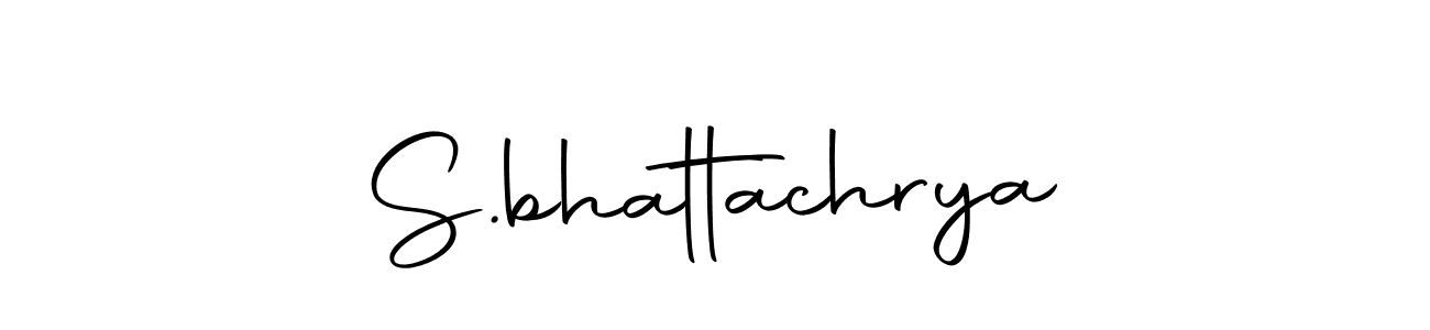 How to make S.bhattachrya signature? Autography-DOLnW is a professional autograph style. Create handwritten signature for S.bhattachrya name. S.bhattachrya signature style 10 images and pictures png