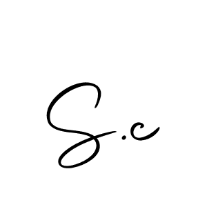 This is the best signature style for the S.c name. Also you like these signature font (Autography-DOLnW). Mix name signature. S.c signature style 10 images and pictures png
