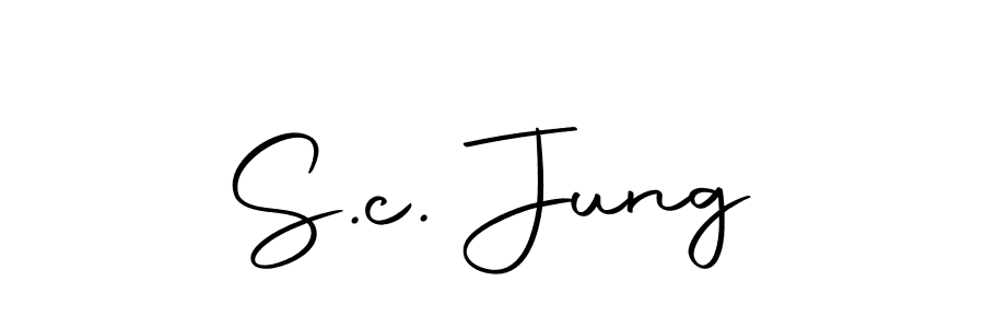 How to make S.c. Jung signature? Autography-DOLnW is a professional autograph style. Create handwritten signature for S.c. Jung name. S.c. Jung signature style 10 images and pictures png