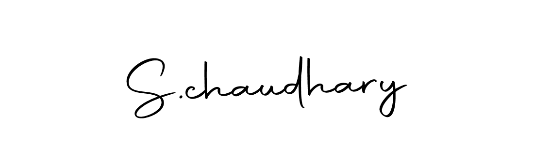 Create a beautiful signature design for name S.chaudhary. With this signature (Autography-DOLnW) fonts, you can make a handwritten signature for free. S.chaudhary signature style 10 images and pictures png