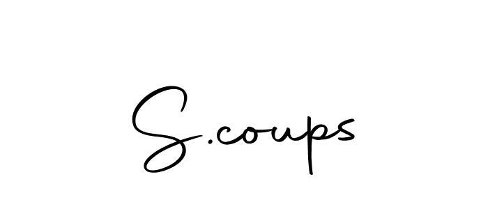 How to make S.coups name signature. Use Autography-DOLnW style for creating short signs online. This is the latest handwritten sign. S.coups signature style 10 images and pictures png