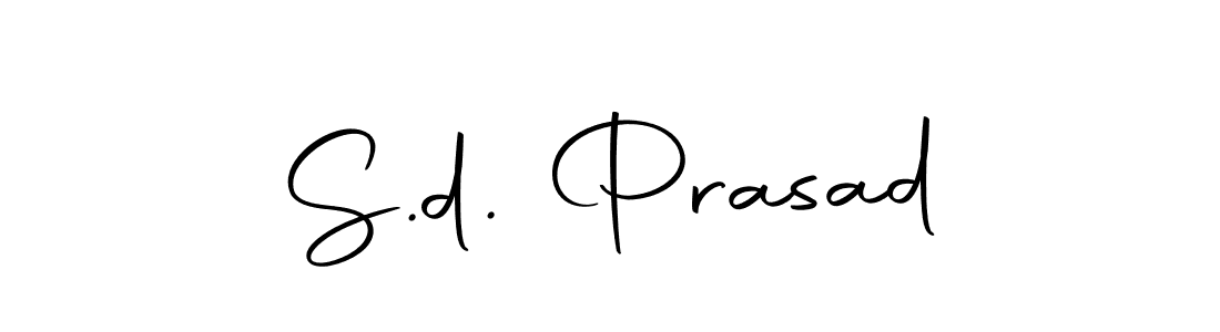 S.d. Prasad stylish signature style. Best Handwritten Sign (Autography-DOLnW) for my name. Handwritten Signature Collection Ideas for my name S.d. Prasad. S.d. Prasad signature style 10 images and pictures png