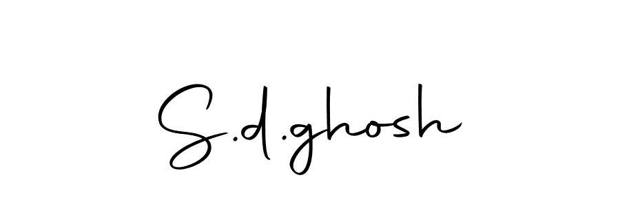 Use a signature maker to create a handwritten signature online. With this signature software, you can design (Autography-DOLnW) your own signature for name S.d.ghosh. S.d.ghosh signature style 10 images and pictures png