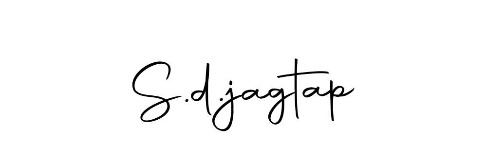 How to make S.d.jagtap name signature. Use Autography-DOLnW style for creating short signs online. This is the latest handwritten sign. S.d.jagtap signature style 10 images and pictures png