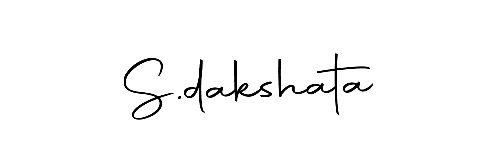 Design your own signature with our free online signature maker. With this signature software, you can create a handwritten (Autography-DOLnW) signature for name S.dakshata. S.dakshata signature style 10 images and pictures png