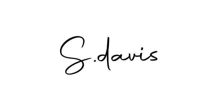 You should practise on your own different ways (Autography-DOLnW) to write your name (S.davis) in signature. don't let someone else do it for you. S.davis signature style 10 images and pictures png