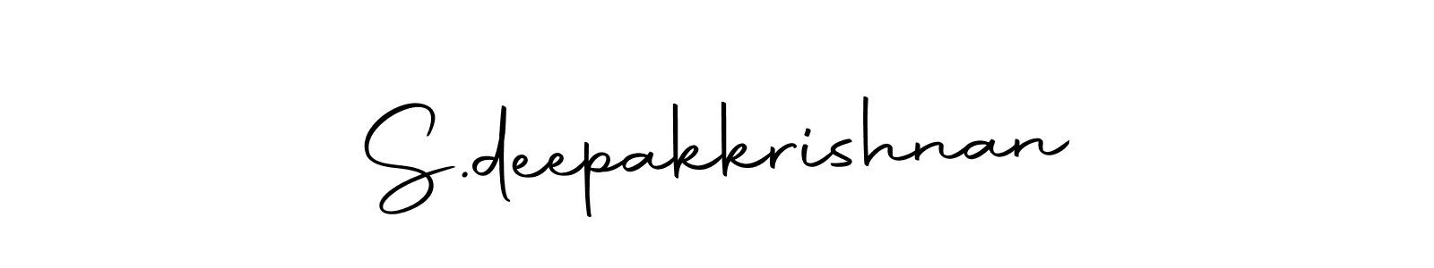 Similarly Autography-DOLnW is the best handwritten signature design. Signature creator online .You can use it as an online autograph creator for name S.deepakkrishnan. S.deepakkrishnan signature style 10 images and pictures png