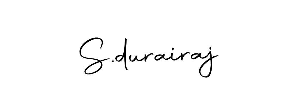 Create a beautiful signature design for name S.durairaj. With this signature (Autography-DOLnW) fonts, you can make a handwritten signature for free. S.durairaj signature style 10 images and pictures png