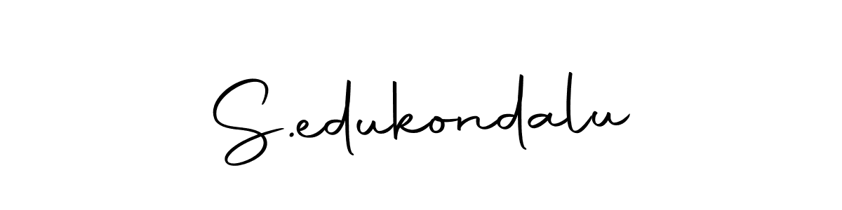 S.edukondalu stylish signature style. Best Handwritten Sign (Autography-DOLnW) for my name. Handwritten Signature Collection Ideas for my name S.edukondalu. S.edukondalu signature style 10 images and pictures png