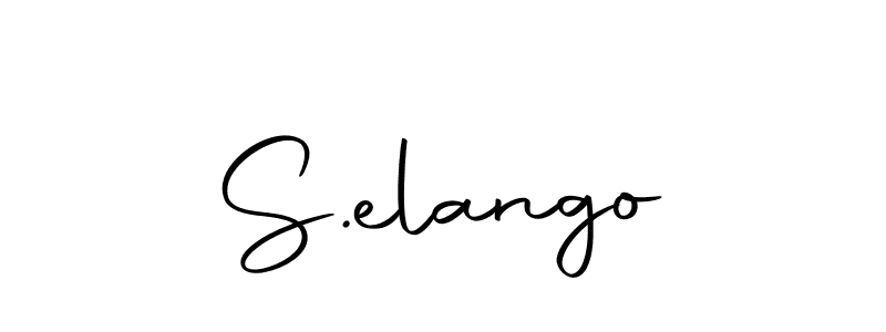 How to make S.elango name signature. Use Autography-DOLnW style for creating short signs online. This is the latest handwritten sign. S.elango signature style 10 images and pictures png