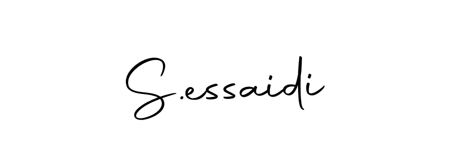 How to make S.essaidi signature? Autography-DOLnW is a professional autograph style. Create handwritten signature for S.essaidi name. S.essaidi signature style 10 images and pictures png
