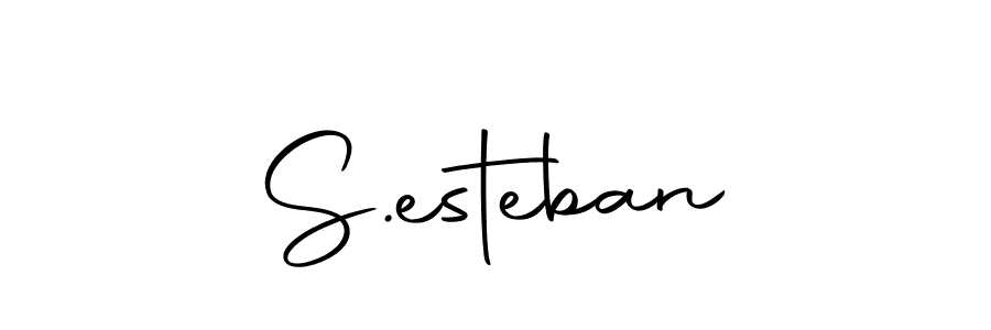 if you are searching for the best signature style for your name S.esteban. so please give up your signature search. here we have designed multiple signature styles  using Autography-DOLnW. S.esteban signature style 10 images and pictures png