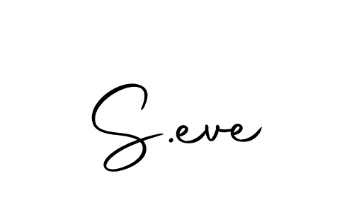 Design your own signature with our free online signature maker. With this signature software, you can create a handwritten (Autography-DOLnW) signature for name S.eve. S.eve signature style 10 images and pictures png