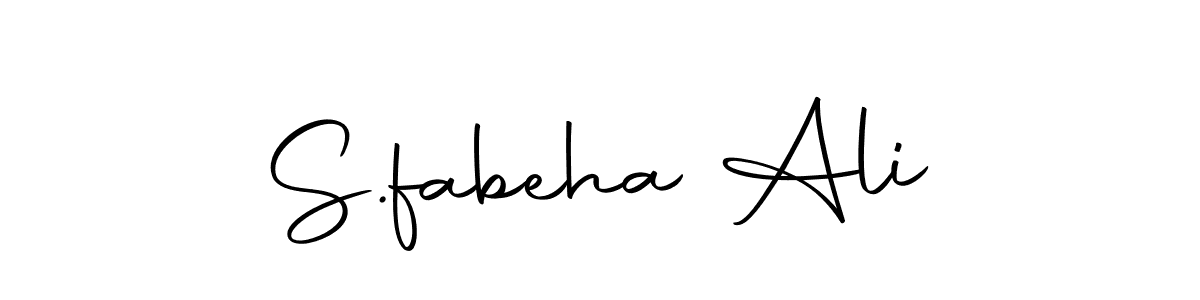 if you are searching for the best signature style for your name S.fabeha Ali. so please give up your signature search. here we have designed multiple signature styles  using Autography-DOLnW. S.fabeha Ali signature style 10 images and pictures png