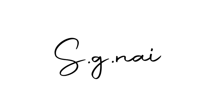 Design your own signature with our free online signature maker. With this signature software, you can create a handwritten (Autography-DOLnW) signature for name S.g.nai. S.g.nai signature style 10 images and pictures png