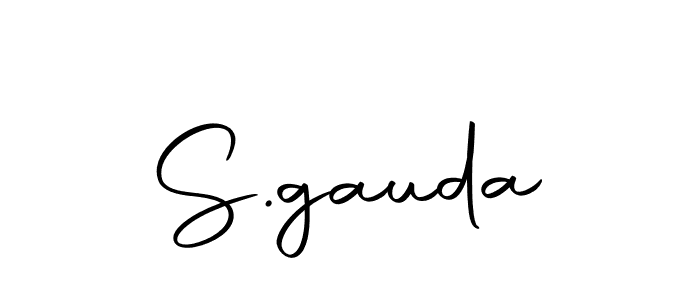 Create a beautiful signature design for name S.gauda. With this signature (Autography-DOLnW) fonts, you can make a handwritten signature for free. S.gauda signature style 10 images and pictures png