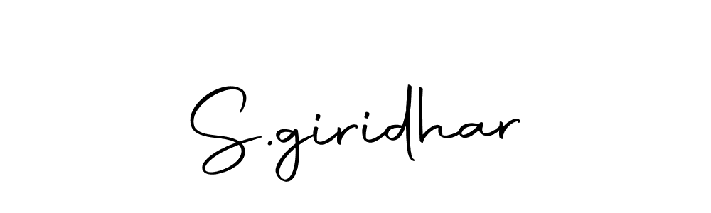 Once you've used our free online signature maker to create your best signature Autography-DOLnW style, it's time to enjoy all of the benefits that S.giridhar name signing documents. S.giridhar signature style 10 images and pictures png