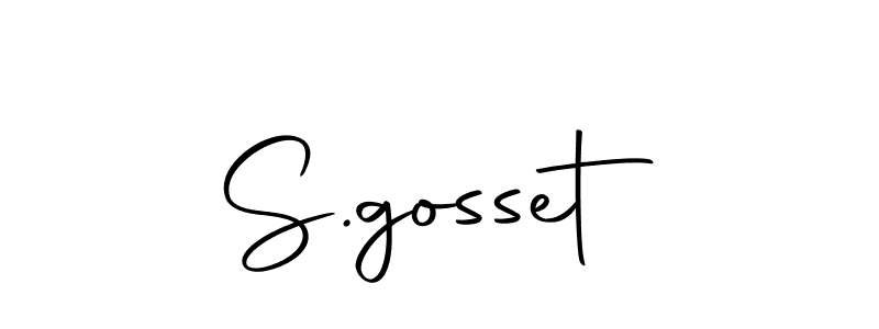 How to make S.gosset name signature. Use Autography-DOLnW style for creating short signs online. This is the latest handwritten sign. S.gosset signature style 10 images and pictures png