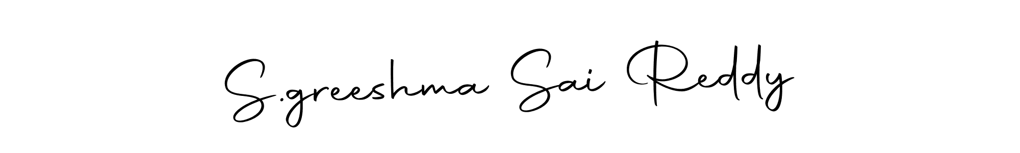 Similarly Autography-DOLnW is the best handwritten signature design. Signature creator online .You can use it as an online autograph creator for name S.greeshma Sai Reddy. S.greeshma Sai Reddy signature style 10 images and pictures png