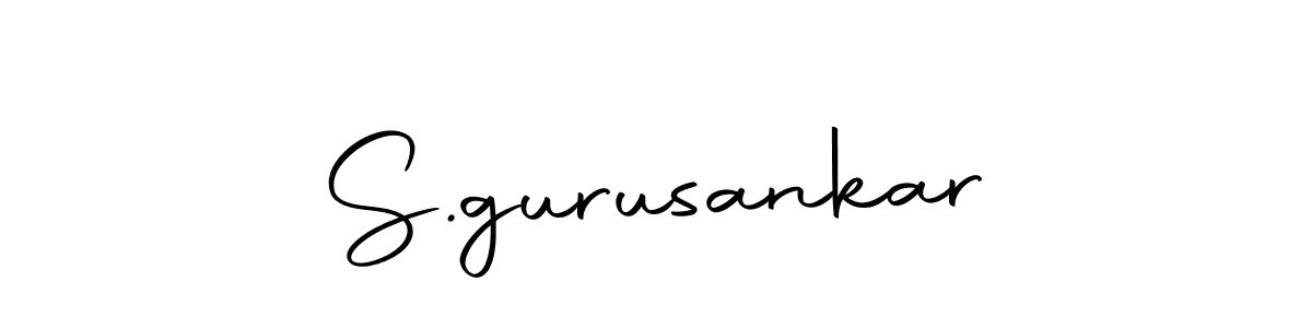 How to make S.gurusankar signature? Autography-DOLnW is a professional autograph style. Create handwritten signature for S.gurusankar name. S.gurusankar signature style 10 images and pictures png