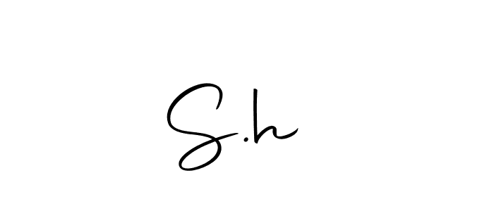 S.h ♡ stylish signature style. Best Handwritten Sign (Autography-DOLnW) for my name. Handwritten Signature Collection Ideas for my name S.h ♡. S.h ♡ signature style 10 images and pictures png