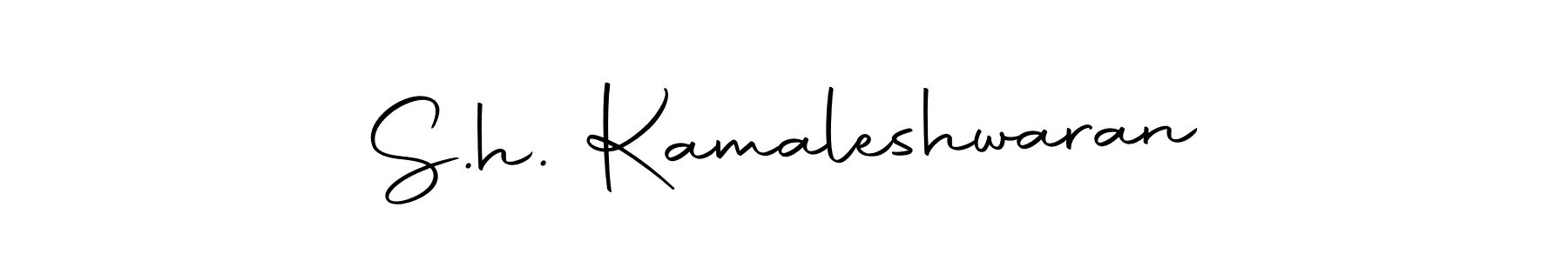 How to make S.h. Kamaleshwaran signature? Autography-DOLnW is a professional autograph style. Create handwritten signature for S.h. Kamaleshwaran name. S.h. Kamaleshwaran signature style 10 images and pictures png