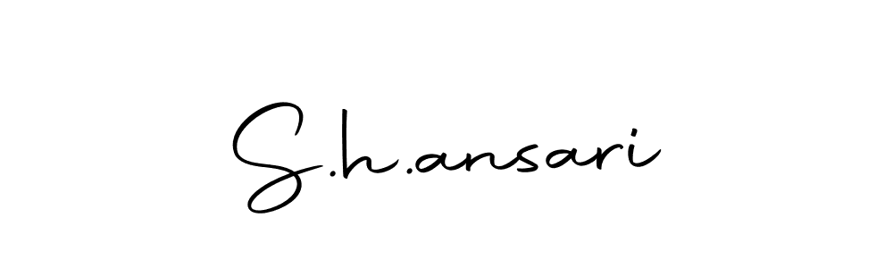 S.h.ansari stylish signature style. Best Handwritten Sign (Autography-DOLnW) for my name. Handwritten Signature Collection Ideas for my name S.h.ansari. S.h.ansari signature style 10 images and pictures png