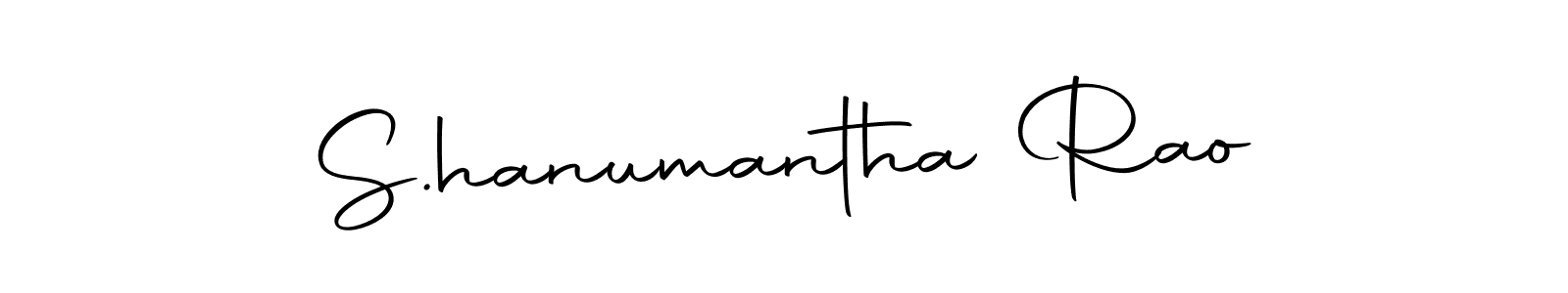 Design your own signature with our free online signature maker. With this signature software, you can create a handwritten (Autography-DOLnW) signature for name S.hanumantha Rao. S.hanumantha Rao signature style 10 images and pictures png