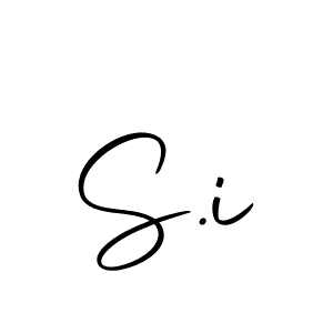 You can use this online signature creator to create a handwritten signature for the name S.i. This is the best online autograph maker. S.i signature style 10 images and pictures png