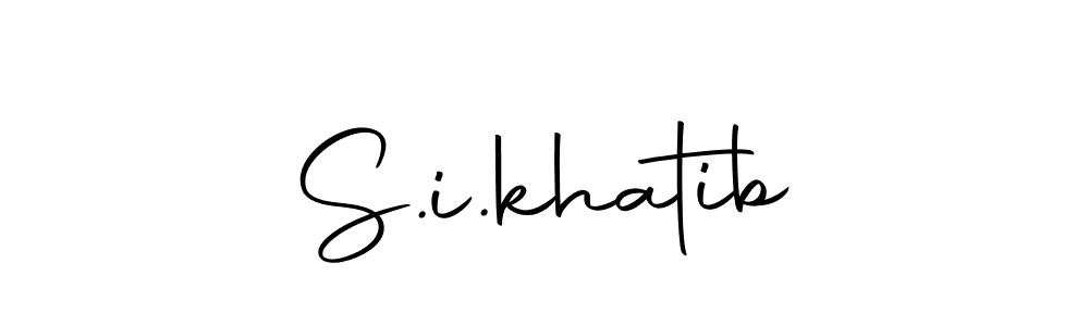 The best way (Autography-DOLnW) to make a short signature is to pick only two or three words in your name. The name S.i.khatib include a total of six letters. For converting this name. S.i.khatib signature style 10 images and pictures png