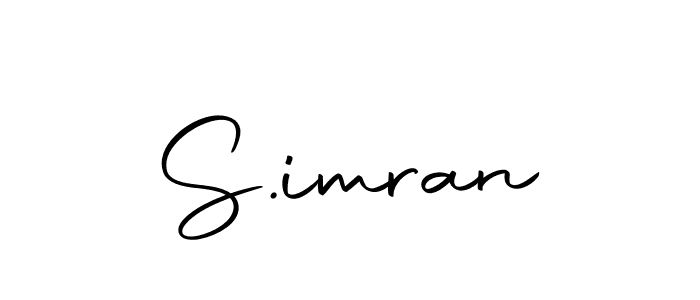 Use a signature maker to create a handwritten signature online. With this signature software, you can design (Autography-DOLnW) your own signature for name S.imran. S.imran signature style 10 images and pictures png