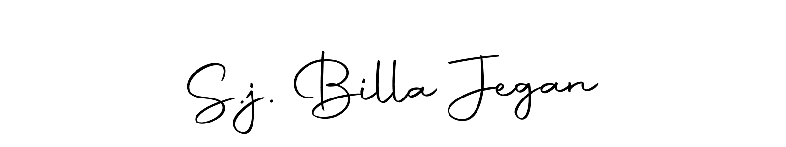 Design your own signature with our free online signature maker. With this signature software, you can create a handwritten (Autography-DOLnW) signature for name S.j. Billa Jegan. S.j. Billa Jegan signature style 10 images and pictures png
