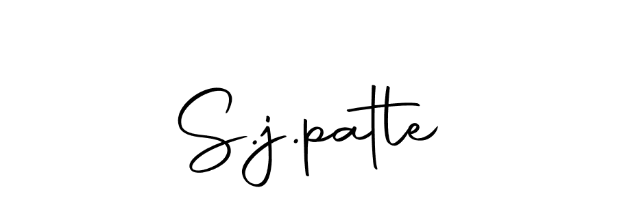 Make a beautiful signature design for name S.j.patle. With this signature (Autography-DOLnW) style, you can create a handwritten signature for free. S.j.patle signature style 10 images and pictures png