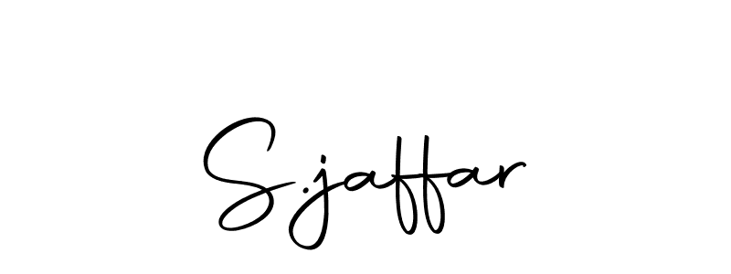 You should practise on your own different ways (Autography-DOLnW) to write your name (S.jaffar) in signature. don't let someone else do it for you. S.jaffar signature style 10 images and pictures png