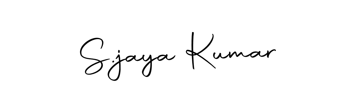 Design your own signature with our free online signature maker. With this signature software, you can create a handwritten (Autography-DOLnW) signature for name S.jaya Kumar. S.jaya Kumar signature style 10 images and pictures png