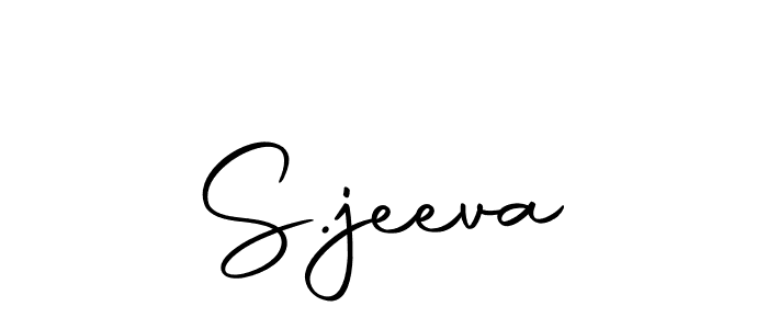 The best way (Autography-DOLnW) to make a short signature is to pick only two or three words in your name. The name S.jeeva include a total of six letters. For converting this name. S.jeeva signature style 10 images and pictures png