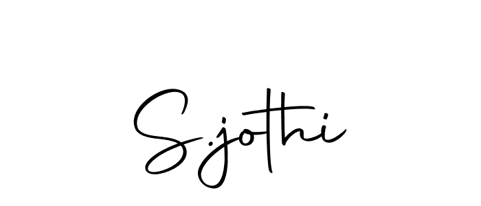 How to make S.jothi signature? Autography-DOLnW is a professional autograph style. Create handwritten signature for S.jothi name. S.jothi signature style 10 images and pictures png