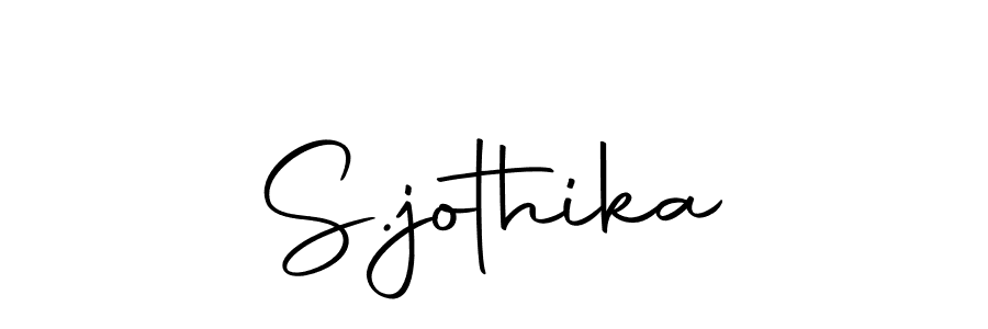 The best way (Autography-DOLnW) to make a short signature is to pick only two or three words in your name. The name S.jothika include a total of six letters. For converting this name. S.jothika signature style 10 images and pictures png