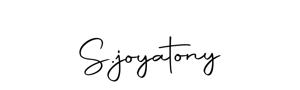 Once you've used our free online signature maker to create your best signature Autography-DOLnW style, it's time to enjoy all of the benefits that S.joyatony name signing documents. S.joyatony signature style 10 images and pictures png