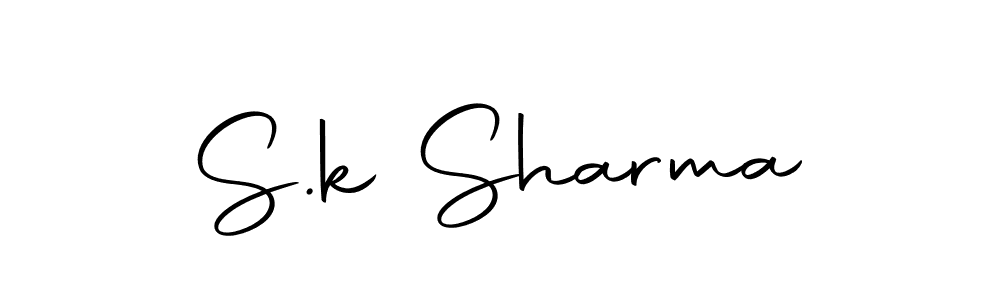 You should practise on your own different ways (Autography-DOLnW) to write your name (S.k Sharma) in signature. don't let someone else do it for you. S.k Sharma signature style 10 images and pictures png