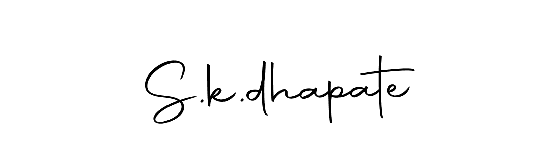 How to Draw S.k.dhapate signature style? Autography-DOLnW is a latest design signature styles for name S.k.dhapate. S.k.dhapate signature style 10 images and pictures png