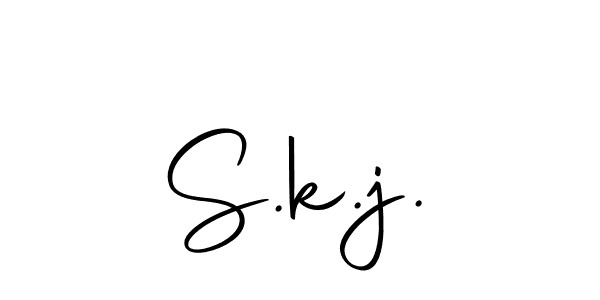 Make a short S.k.j. signature style. Manage your documents anywhere anytime using Autography-DOLnW. Create and add eSignatures, submit forms, share and send files easily. S.k.j. signature style 10 images and pictures png