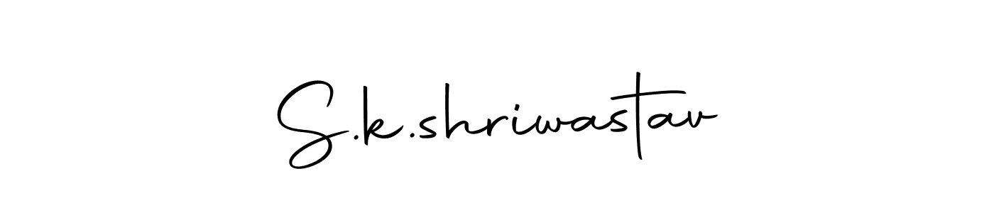 Make a beautiful signature design for name S.k.shriwastav. With this signature (Autography-DOLnW) style, you can create a handwritten signature for free. S.k.shriwastav signature style 10 images and pictures png