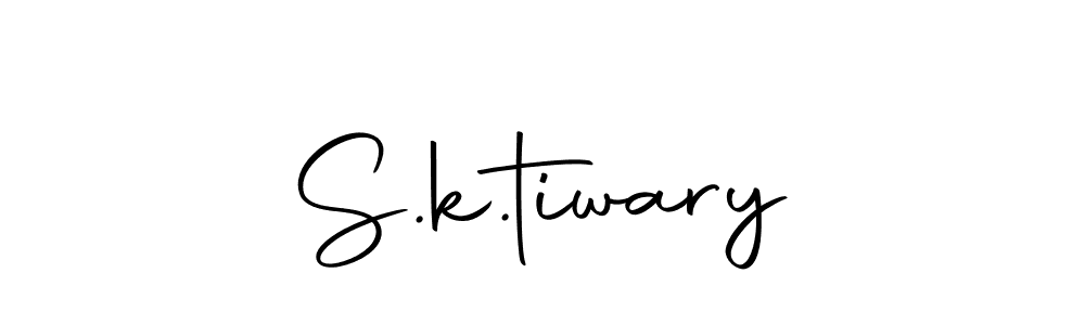 Design your own signature with our free online signature maker. With this signature software, you can create a handwritten (Autography-DOLnW) signature for name S.k.tiwary. S.k.tiwary signature style 10 images and pictures png