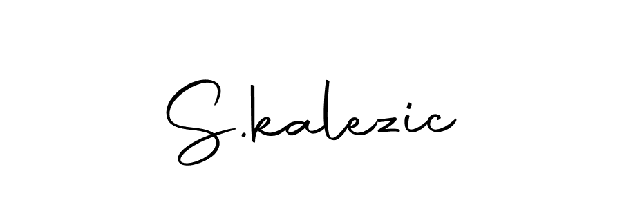 Use a signature maker to create a handwritten signature online. With this signature software, you can design (Autography-DOLnW) your own signature for name S.kalezic. S.kalezic signature style 10 images and pictures png