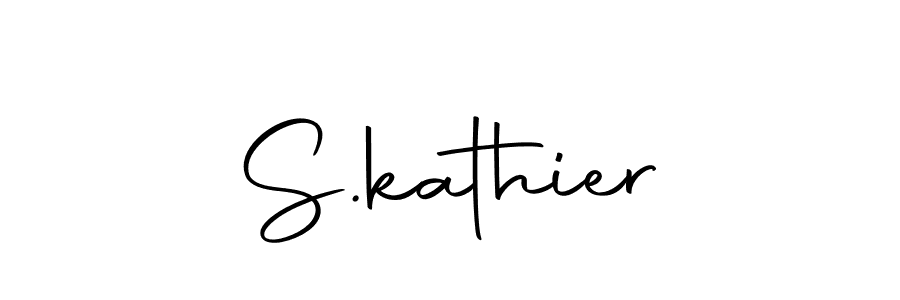 Here are the top 10 professional signature styles for the name S.kathier. These are the best autograph styles you can use for your name. S.kathier signature style 10 images and pictures png